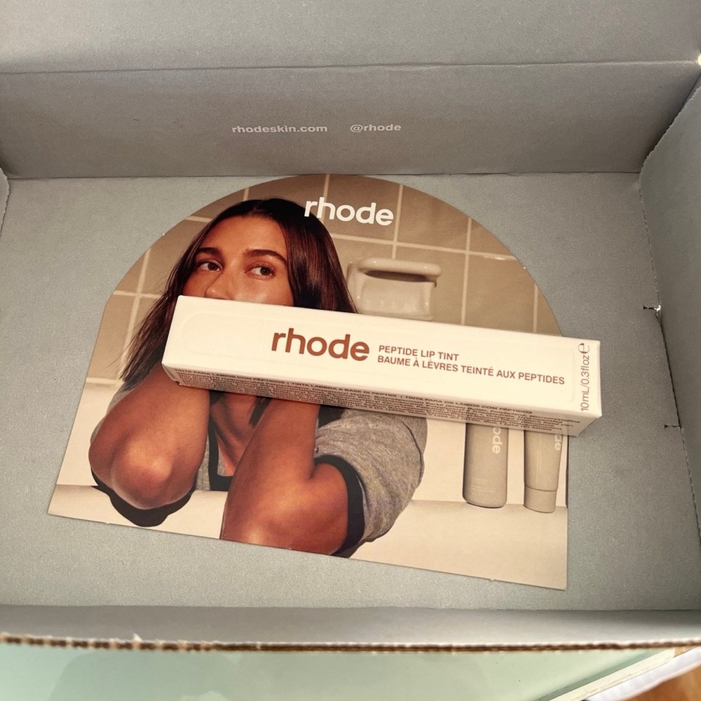 Rhode Tinted peptide lip treatment cinnamon roll